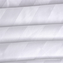 Fabrik direkt Verkauf billig Hotel Bettwäsche Stoff solid weiß Farbe 50 Polyester 50 Baumwollgewebe